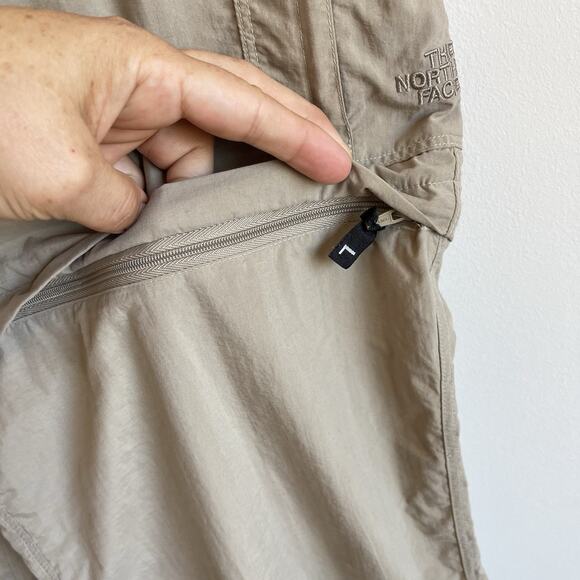 The North Face Convertible Hiking Pants Nylon Zip-Off Women's Sz Large Short - Picture 5 of 14